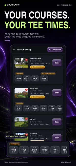 GolfSearch screenshot 2