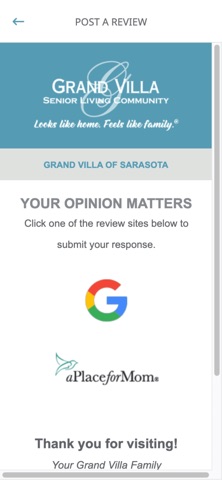 Grand Villa of Sarasota iPhone screenshot