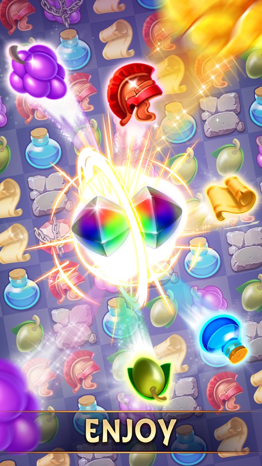 #4. Jewels of Rome・Match-3 Empires (iOS) di: G5 Entertainment AB