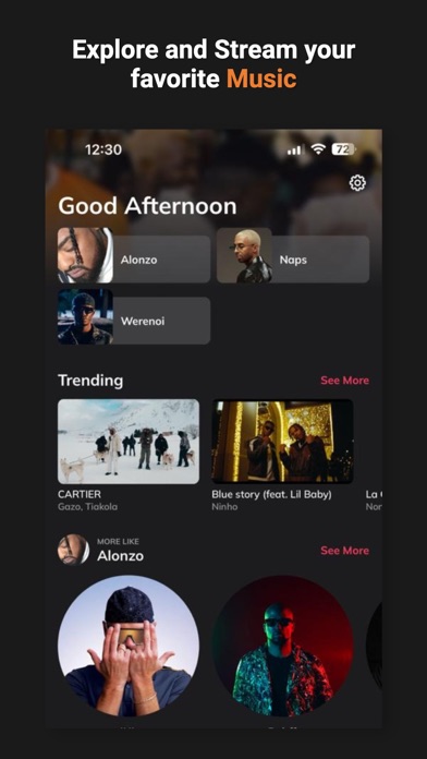 Music Player :  Videos , Songs Screenshot 1 - AppWisp.com