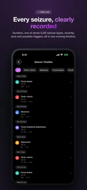 Seizure Log — Epilepsy Diary screenshot 2