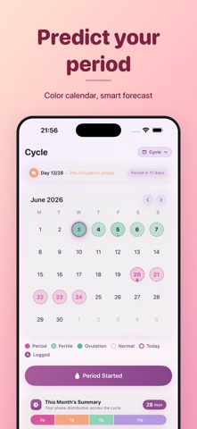 Mensy: Period Tracker Screenshot 2 of 10