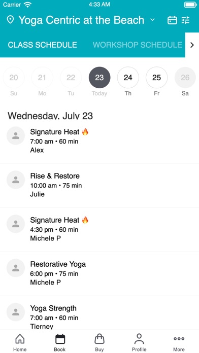 Yoga Centric - Maryland iPhone screenshot 2 - Health & Fitness app
