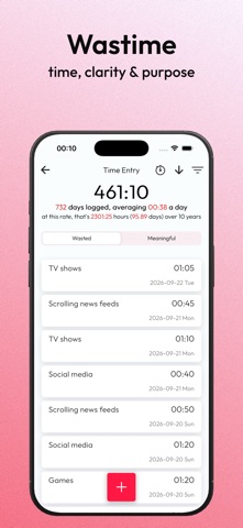 Screenshot 1 of Wastime App