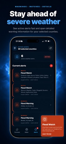 Iowa Pulse Weather iPhone screenshot