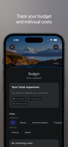 Mytinerary - Travel planner iPhone screenshot