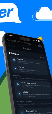 WakeUp Alarm Clock & Snore Log Screenshot 2 of 5