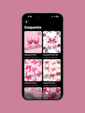 Cute Wallpapers App iPad screenshot