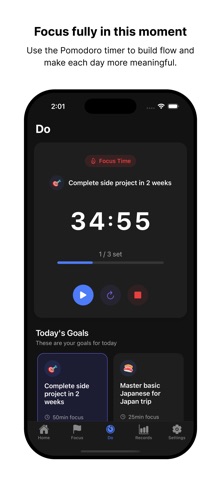 FODO: Focus And Do iPhone screenshot
