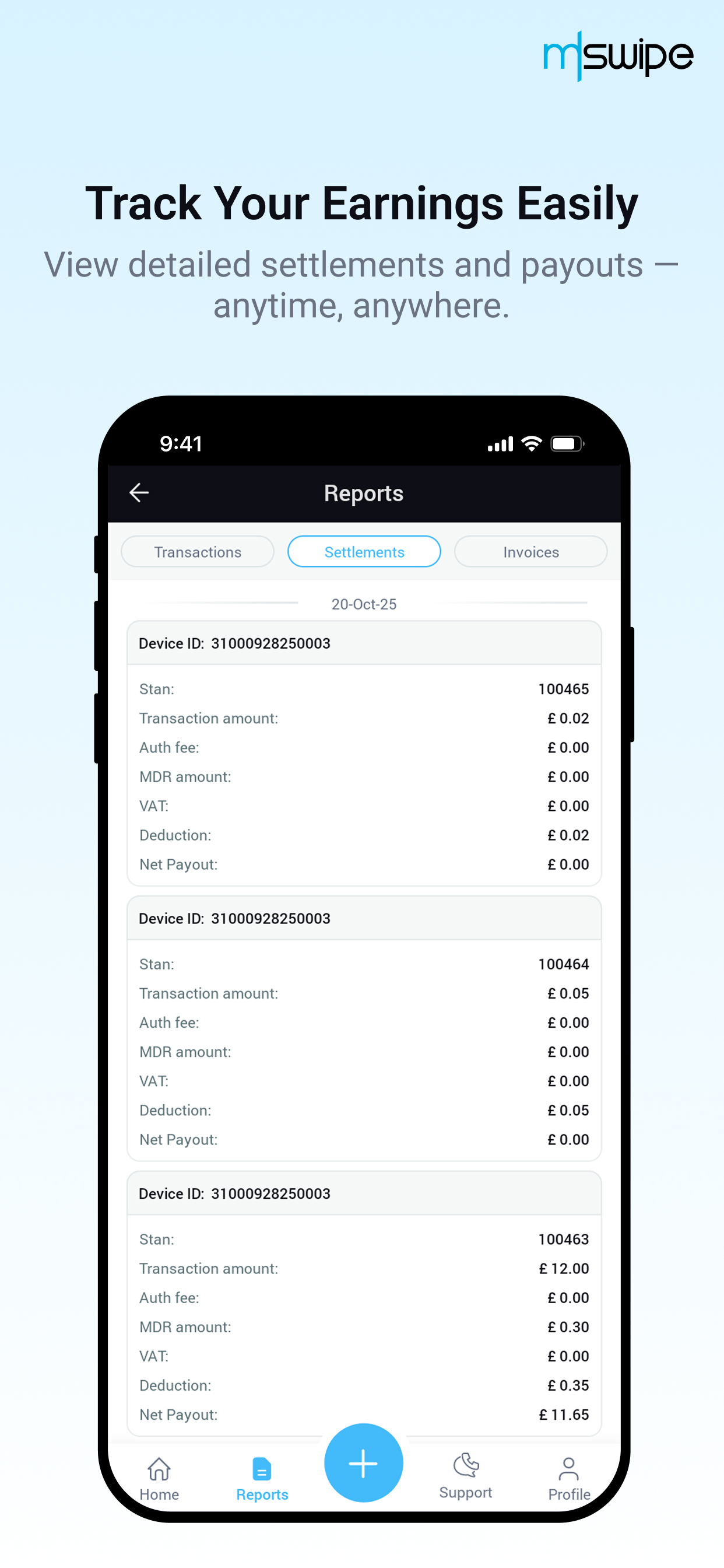 Mswipe App screenshot 5