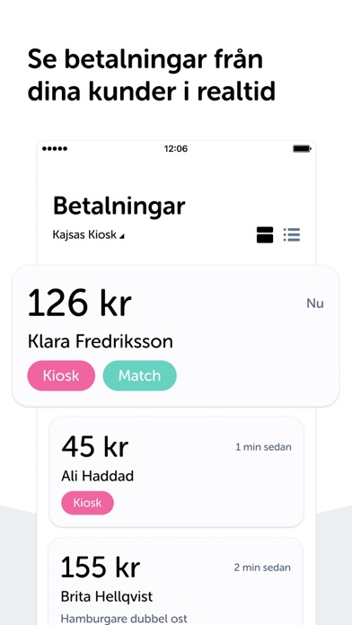 Screenshot #1 pour Swish Företag