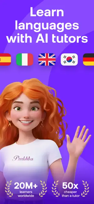 Praktika – AI Language Tutor screenshot 1