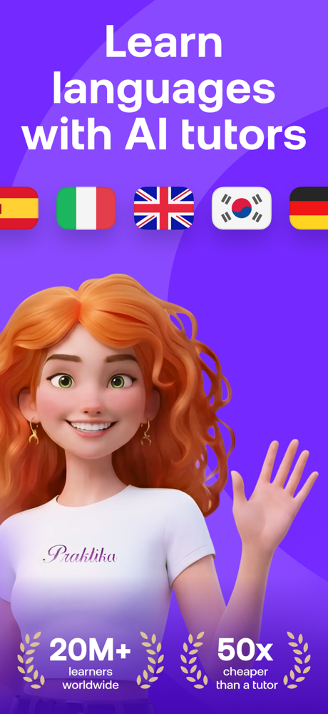 Praktika – AI Language Tutor screenshot 1