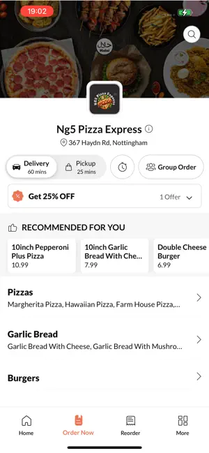 Ng5 Pizza Express screenshot 2