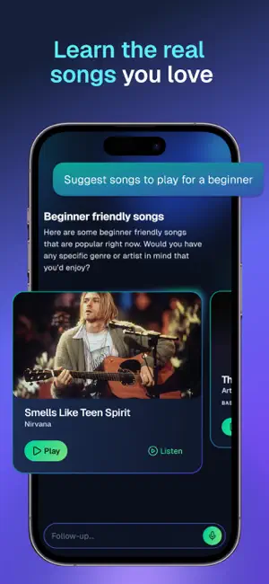 AI Guitar Lessons by Yousician screenshot 3