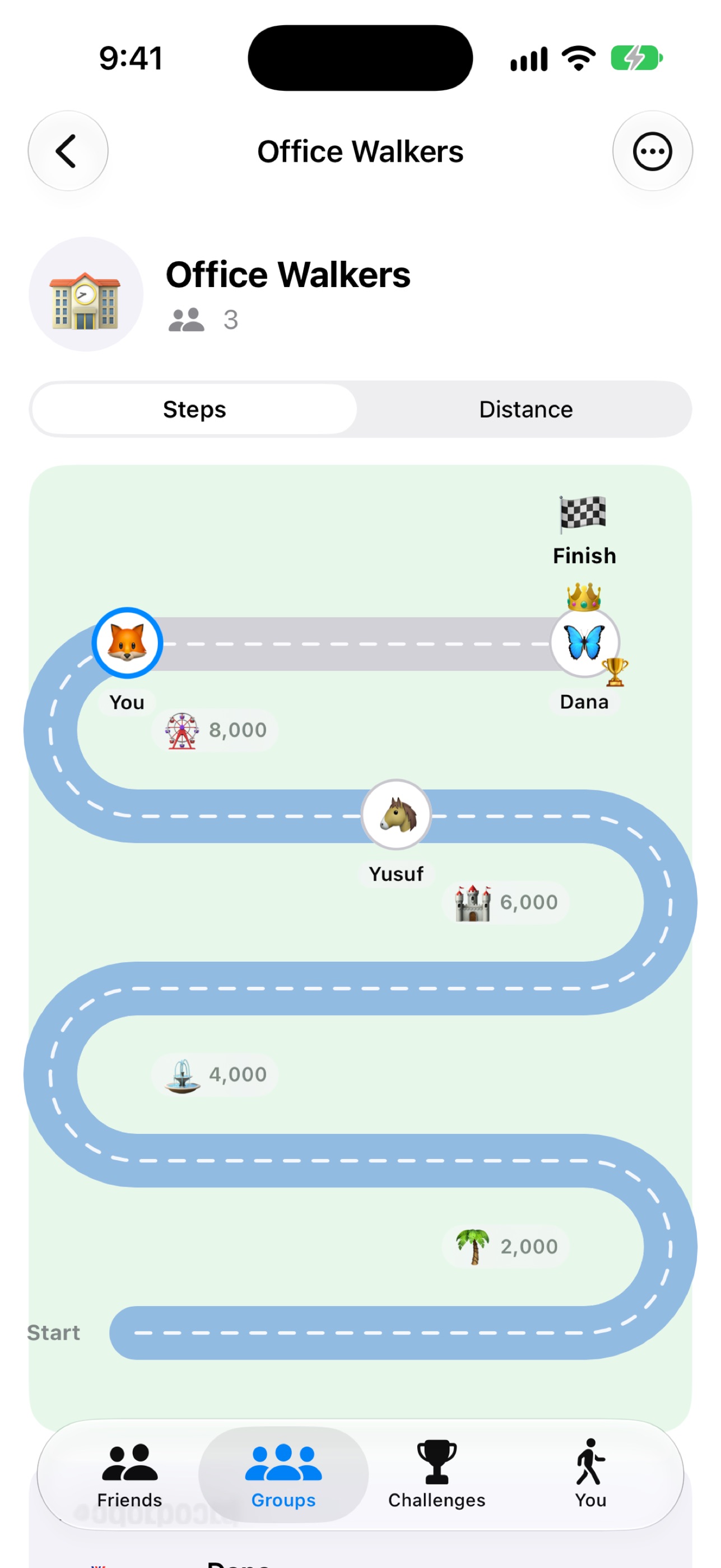 Screenshot 3 of StepChallenge: Walk & Race