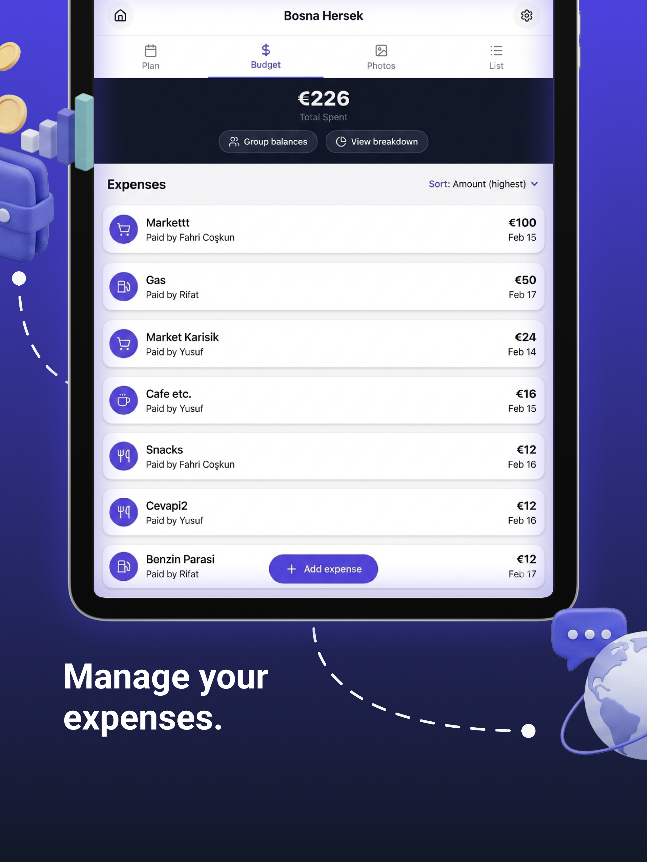 Triply: Planeje sua viagem