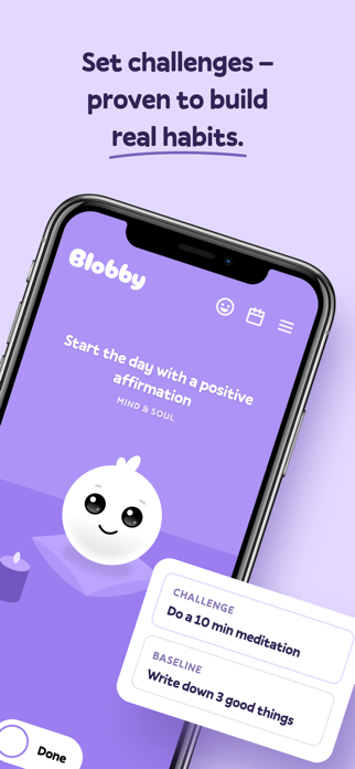 Blobby: Cute Habit Tracker Screenshot 2 of 7