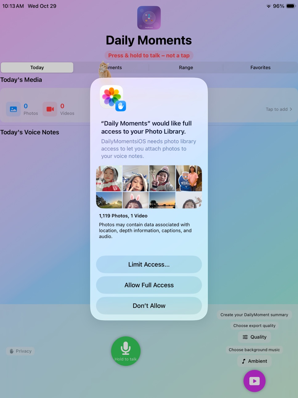 iPad screenshot