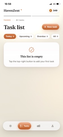 HavenZent iPhone screenshot