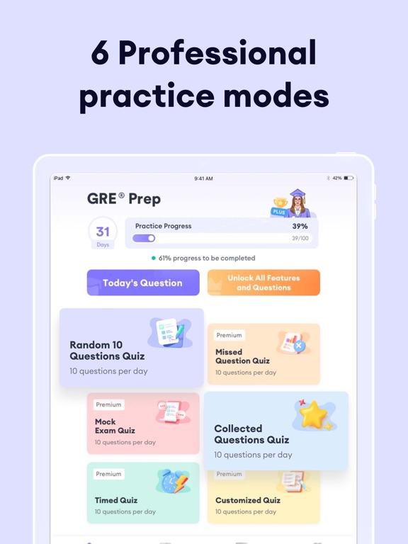 GRE® Prep 2026 iPad screenshot 6 - Education app