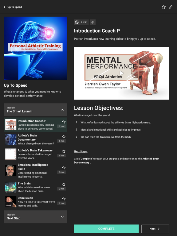 EQ Chatter App iPad screenshot 3 - Sports app