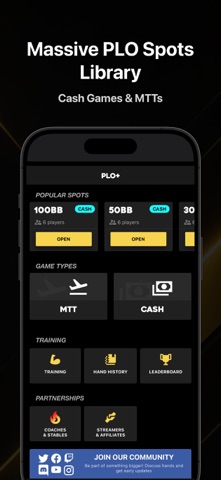 PLO+: Pot Limit Omaha Trainer iPhone screenshot