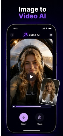 Lumo: AI Video Photo Generator iPhone screenshot