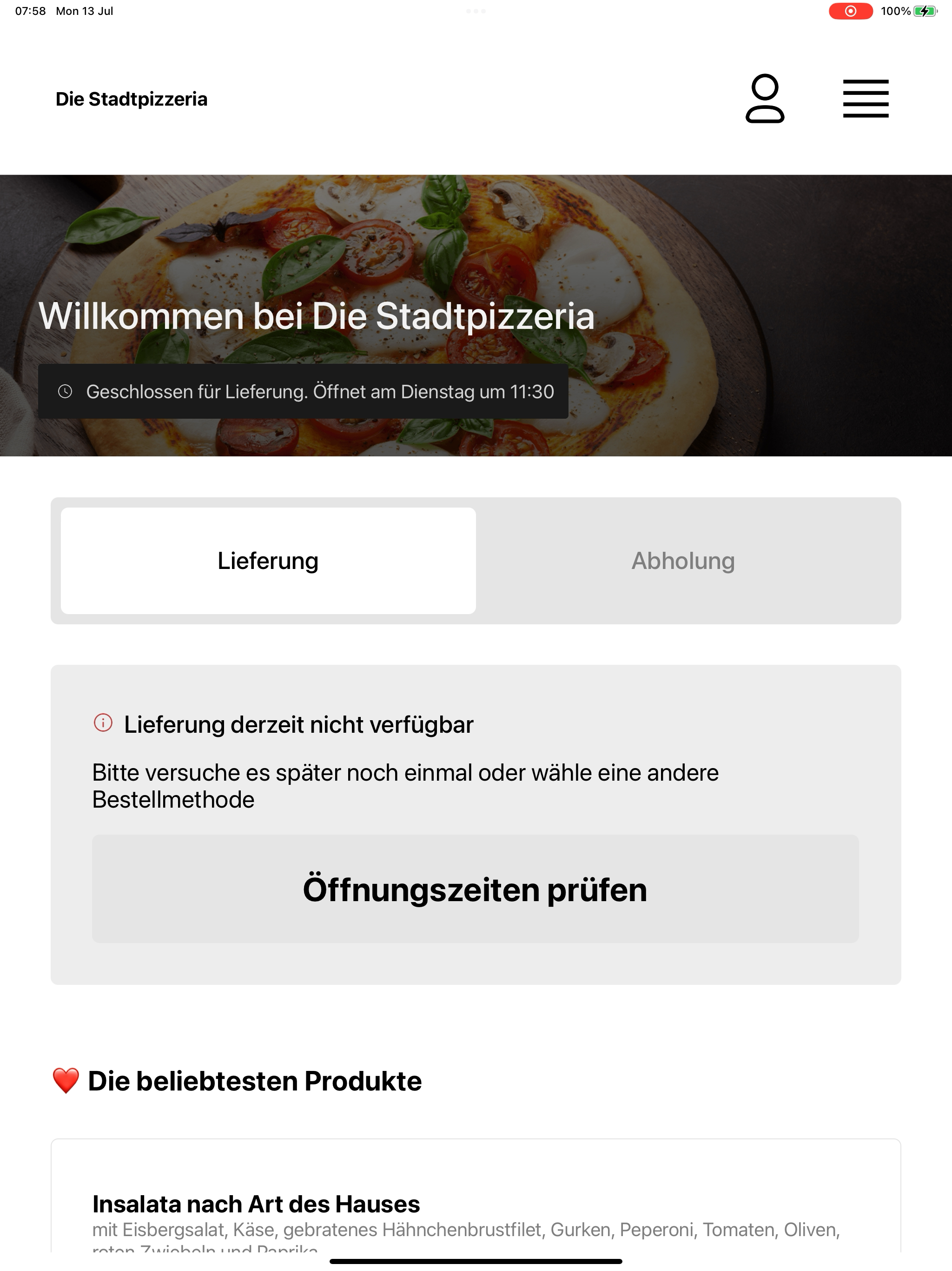 Die Stadtpizzeria screenshot 13