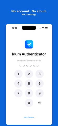 Idum Authenticator Screenshot 1 of 3