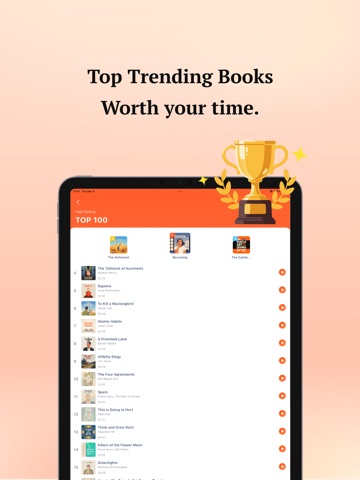 BookCast: 15-Minute Insights iPad screenshot