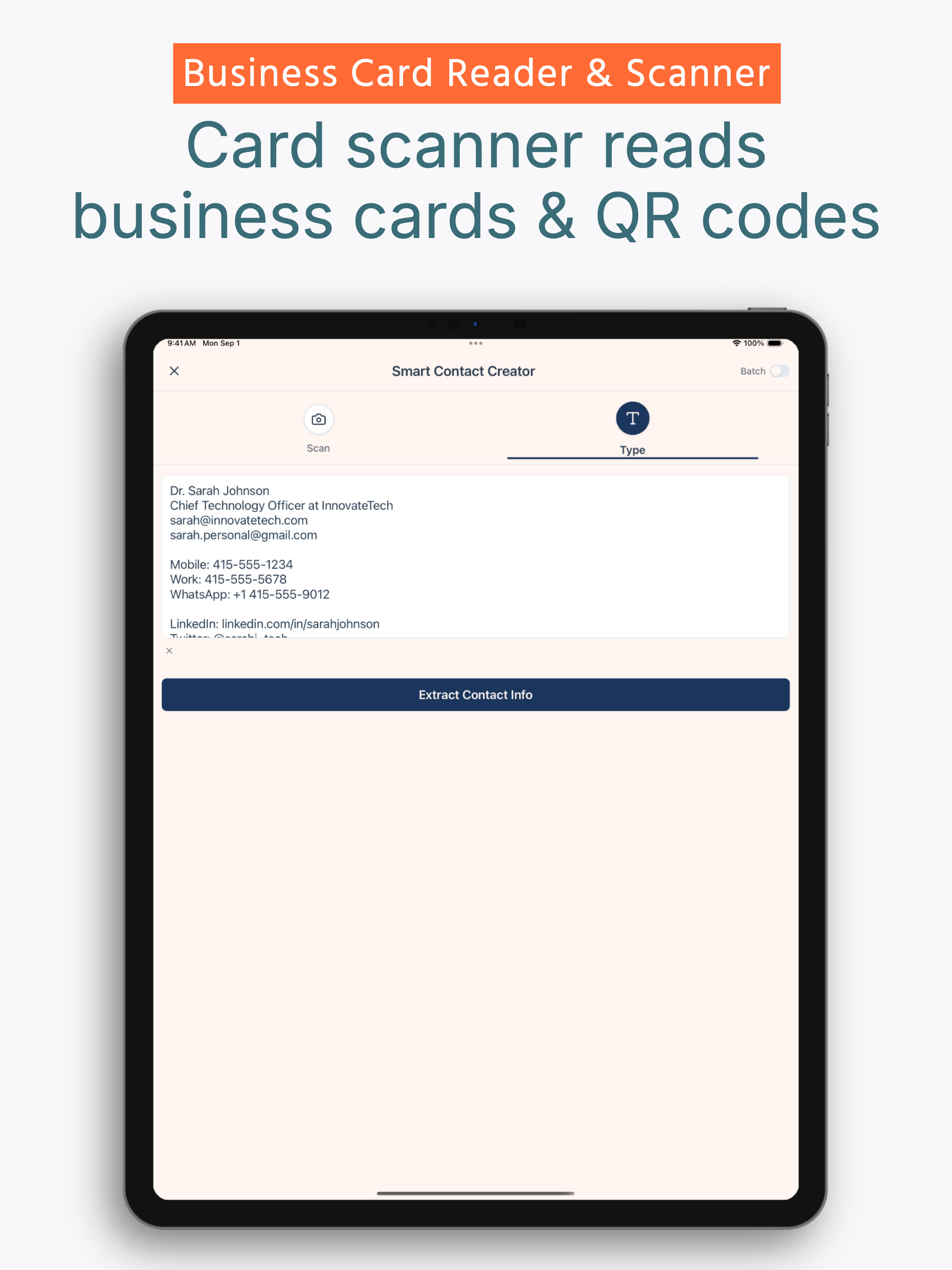 Digital Business Card - Briove