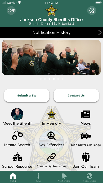 Jackson County Sheriff FL Screenshot