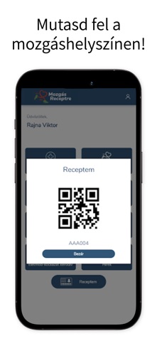 Mozgás receptre screenshot