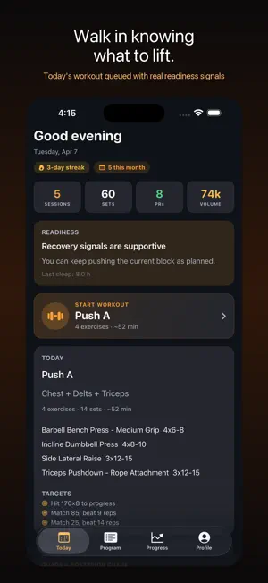 RepForge: Hypertrophy Tracker screenshot 4
