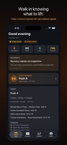 RepForge: Hypertrophy Tracker Screenshot 4 of 6