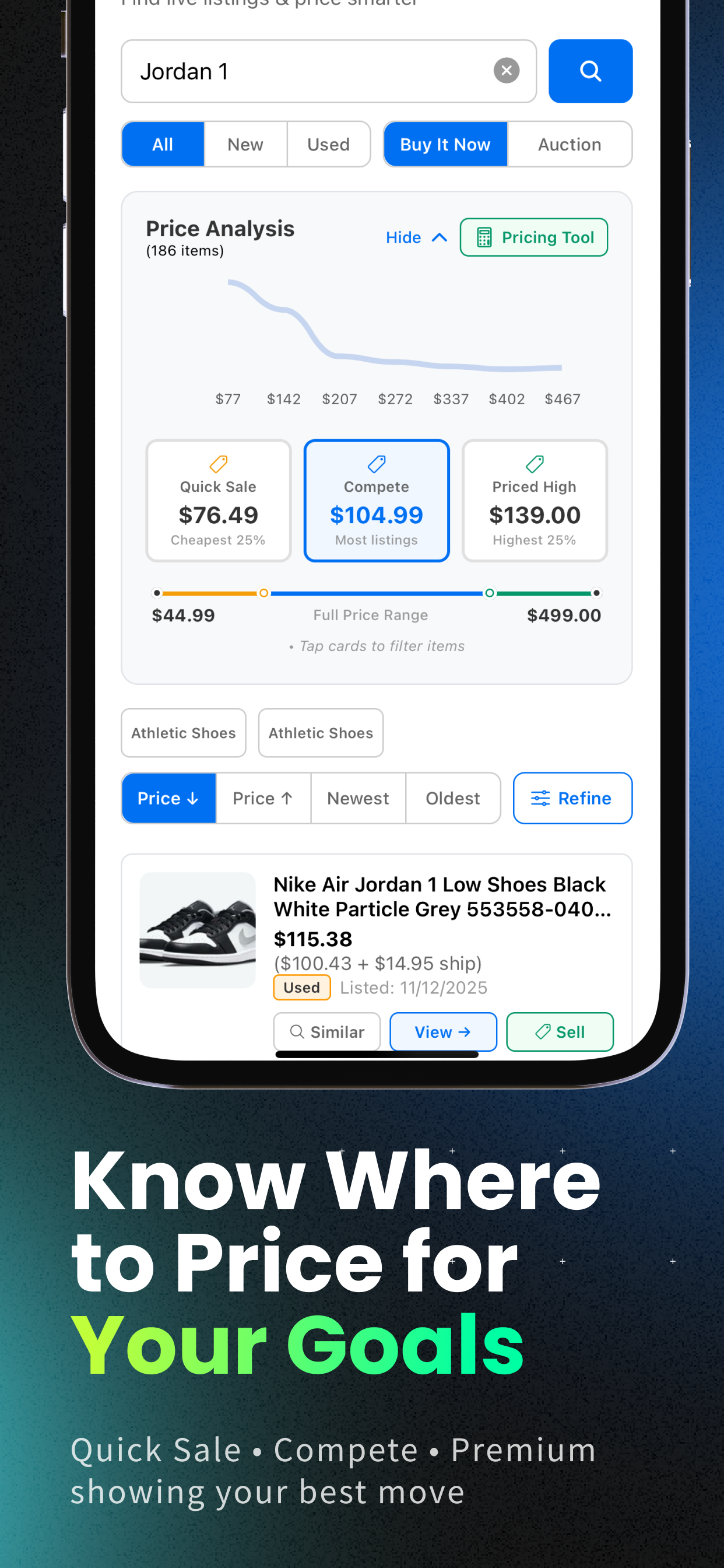 Pricing Tool for eBay Sellers