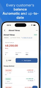 Customer Ledger - Hesapsis screenshot