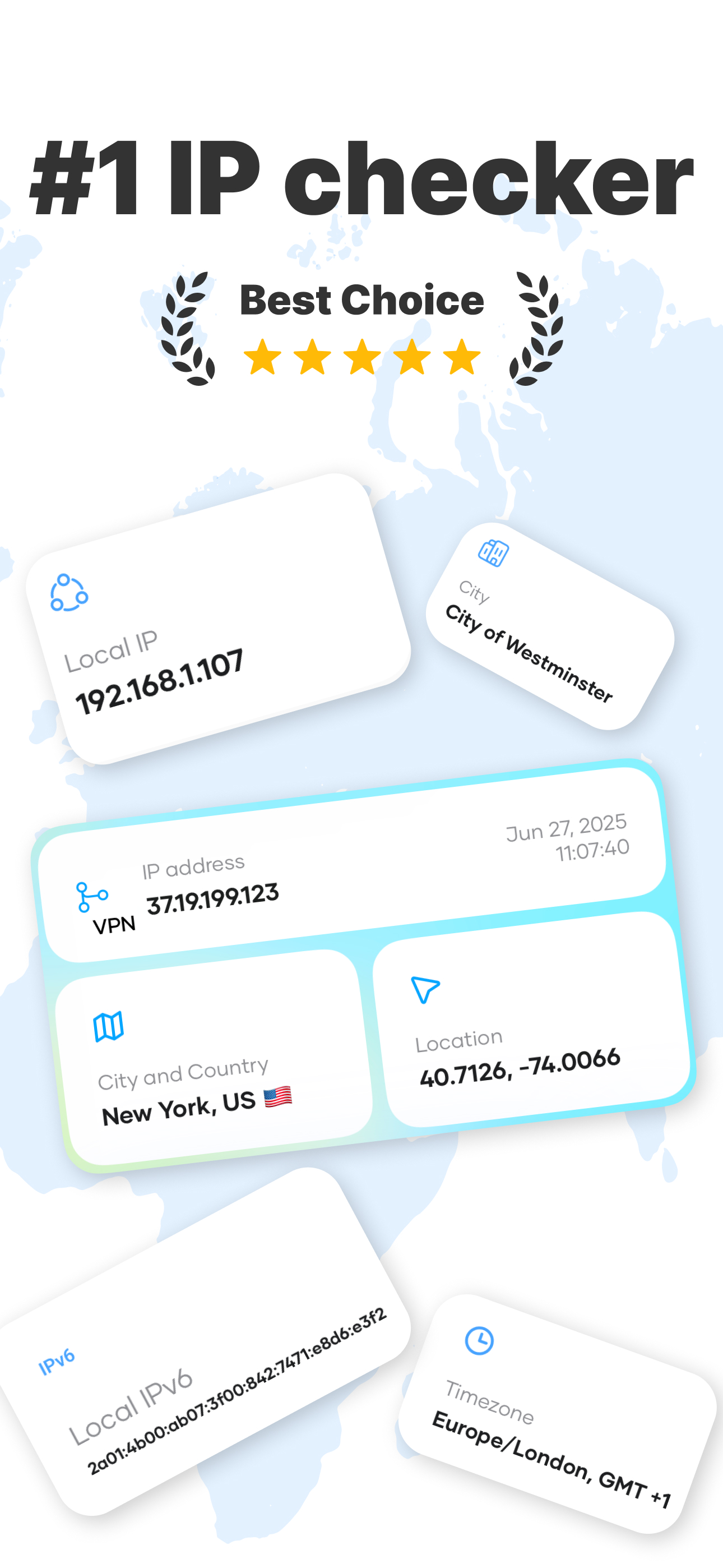 My IP: VPN Status Widget Ping