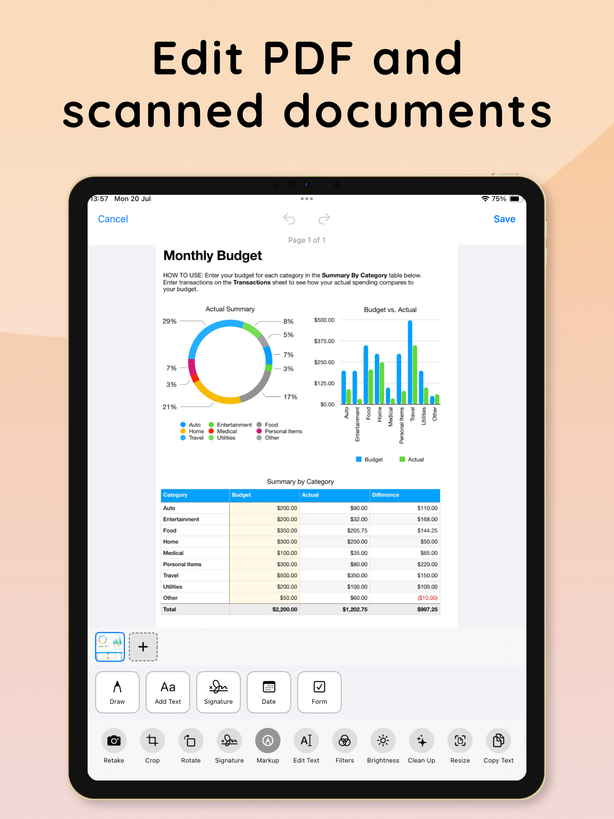 PDF Scanner App & Editor screenshot 9