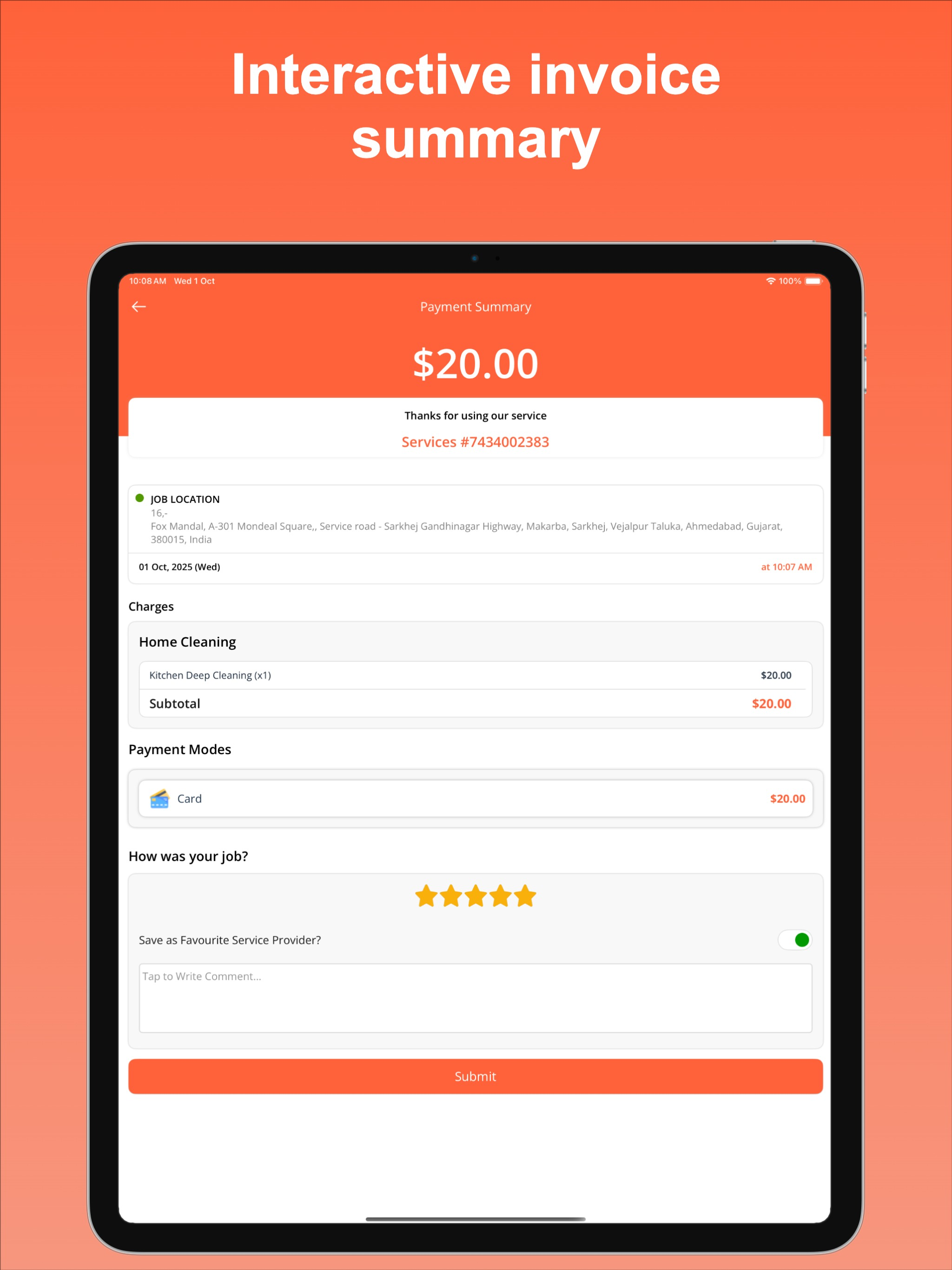 XHomeCleaning User