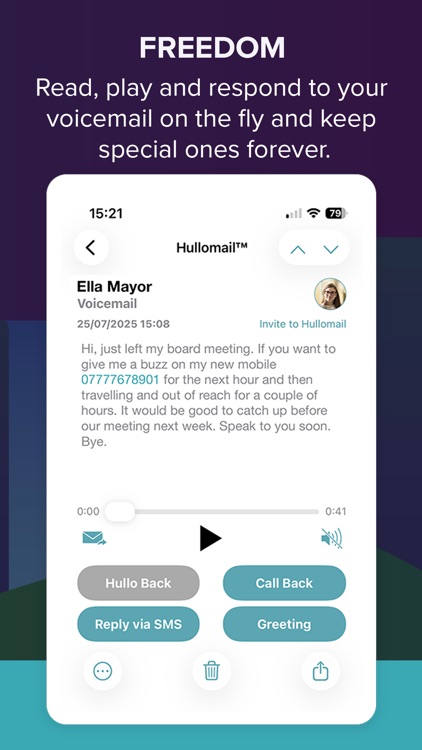 Hullomail Voicemail screenshot-5