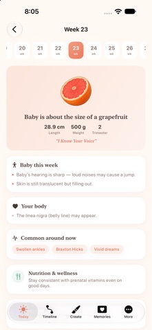 Bloom Bump: Pregnancy & Baby screenshot