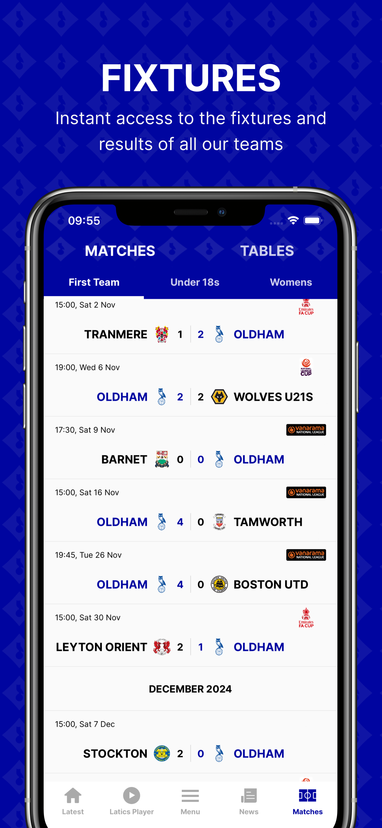 Oldham Athletic AFC screenshot 5