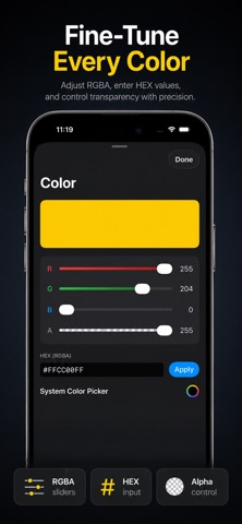 Pixel Paint Pro iPhone screenshot