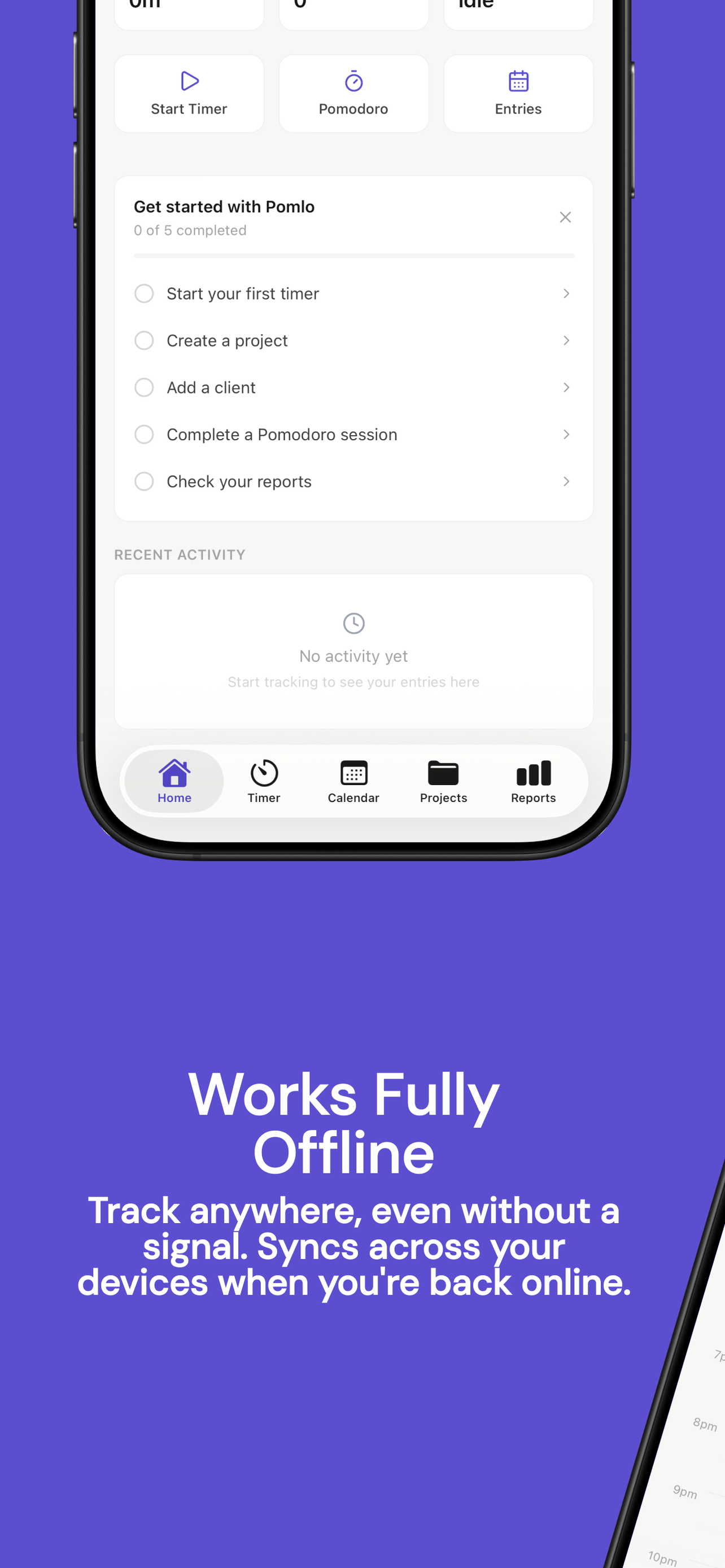 Pomlo - Project & Goal Tracker