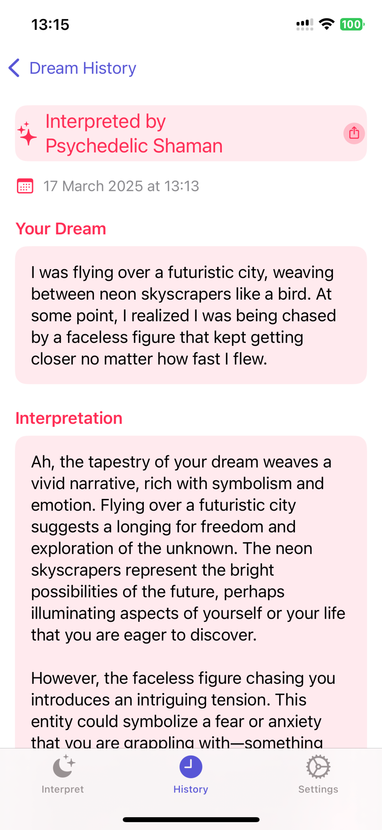 AI Dream Interpreter & Journal