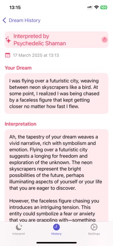 AI Dream Interpreter & Journal screenshot