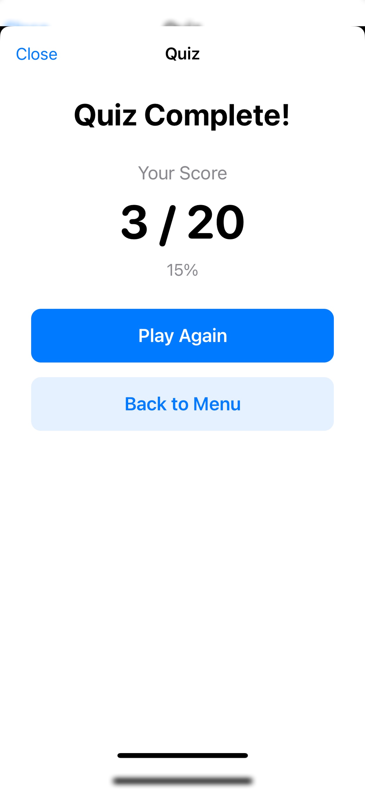 AZF BZF Quiz