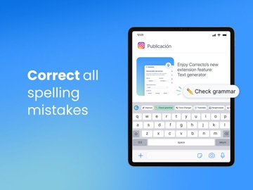 Correcto: AI Keyboard iPad screenshot